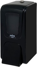 HOR X7 БИЗНЕС для пены, корпус черный, стекло прозрачное черные, кнопка черная