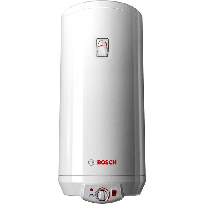 Электрический накопительный водонагреватель Bosch Tronic 4000T ES 075-5M 0 WIV-B Электрический накопительный водонагреватель Bosch Tronic 4000T ES 075-5M 0 WIV-B80 литров<br>Электрический накопительный водонагреватель Bosch (Бош) Tronic 4000T ES 075-5M 0 WIV-B имеет высокоэффективную теплоизоляцию, которая значительно минимизирует потери тепловой энергии, следовательно, снижает затраты электрической энергии. Корпус выполнен из стали и покрыт белой краской, которая не только придает эстетичность облику, но и защищает от ржавчины.<br>Особенности и преимущества электрических накопительных водонагревателей Bosch серии Tronic 4000T:<br><br>Быстрый нагрев благодаря мощному тэну<br>Механическое регулирование температуры<br>Неприхотливость к условиям эксплуатации<br>Антибактериальное стеклокерамическое покрытие внутри бака<br>Высокая устойчивость внутреннего покрытия к перепадам давления и температуры<br>Низкие теплопотери благодаря уникальной теплоизоляции<br>Удобные подключения<br>Защита от перегрева<br>Обновленный дизайн и конструкция, разработанные инженерами Bosch<br>Стеклокерамическое покрытие внутри бака<br>Увеличенный магниевый анод для дополнительной защиты от коррозии<br>Термостат для защиты от перегрева<br>Магниевый анод с возможностью замены<br>Индикатор работы<br>Предохранительный клапан в комплекте<br>Теплоизоляция, минимизирующая потери тепла<br>Бак протестирован при давлении 16 бар<br>Термометр для индикации температуры<br><br>Tronic это широкое семейство электрических водонагревательных приборов от компании Bosch. Семейство представлено тремя линейками: это 1000T с упрощенным механическим регулированием; 2000T, 4000T со стандартным механическим управлением; 6000T с капиллярным термостатом; 8000T с высокоточным термостатом электронного типа. Такой разнообразный модельный ряд обеспечивает простоту выбора максимально подходящего прибора, который будет наиболее полно отвечать требованиям пользователя.<br><br>Страна: Германия<br>Производитель: Болгария<br>Способ нагрева: Электрический<br>Нагревательный элемент: Трубчатый<br>Объем, л: 75<br>Темп. нагрева, С: 73<br>Мощность, кВт: 2,0<br>Напряжение сети, В: 220 В<br>Плоский бак: Нет<br>Узкий бак Slim: Нет<br>Магниевый анод: Да<br>Колво ТЭНов: 1<br>Дисплей: Нет<br>Сухой ТЭН: Нет<br>Защита от перегрева: Есть<br>Покрытие бака: Эмаль<br>Тип установки: Вертикальная<br>Подводка: Нижняя<br>Управление: Механическое<br>Размеры ШхВхГ, см: 76.6x47x48.5<br>Вес, кг: 22<br>Гарантия: 2 года<br>Ширина мм: 766<br>Высота мм: 470<br>Глубина мм: 485