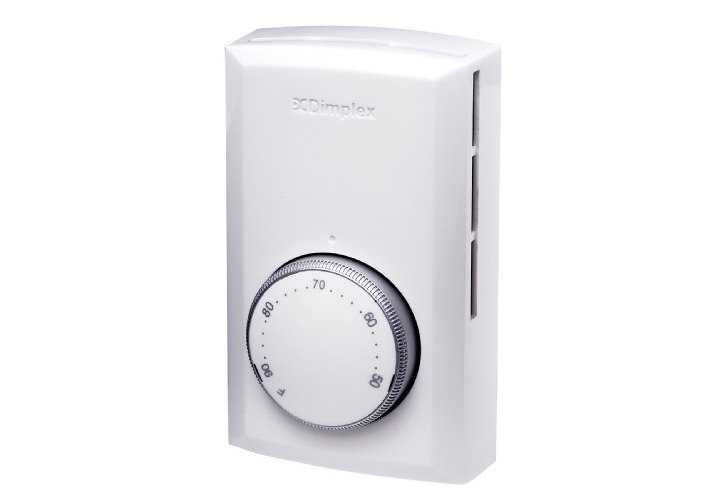 Термостат Dimplex TS 521W Термостат Dimplex TS 521WАксессуары<br>TS 521W представляет собой термостат для подключения к электрическим конвекторам от компании Dimplex. Аксессуар позволяет точно регулировать температуру обогрева, для чего предусмотрен удобный механический переключатель.<br>Особенности прибора:<br><br>Выбор шкалы по Фаренгейту или Цельсию. Точность настройки 1 C/1.8 F.<br>Диапазон температур 5 - 35 C, 45 to 90 F.<br>Нейтральное белое покрытие.<br>Округленные края, утонченный дизайн.<br>Большой, легко читаемый диск контроля.<br>Биметаллическая чувствительность.<br>Разработанный для замера восходящей вентиляции, проходящей биметаллическую пластину для оптимальной точности.<br>Подводящие провода заключены в переключатель для безопасности.<br><br> <br><br>Торговая марка Dimplex разработала линейку аксессуаров для своих электрических обогревательных приборов. В серии представлены различные термостаты, таймеры, радиопрограмматоры и т.д., которые призваны сделать использование конвекторов максимально комфортным для пользователя.<br><br>Страна: Норвегия<br>Размеры, мм: 120х72,5х45<br>Вес, кг: 1<br>Гарантия: 1 год