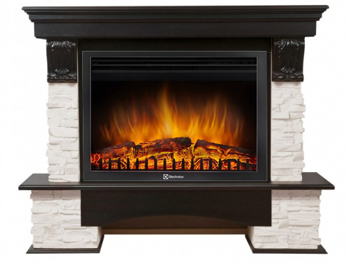 Электрокамин с широким очагом 2D Electrolux, Венге, Electrolux EFP/P-2520LS с порталом Firelight Pietra 25S камень белый, шпон венге
Электрокамин с широким очагом 2D Electrolux, Венге, Electrolux EFP/P-2520LS с порталом Firelight Pietra 25S камень белый, шпон венге