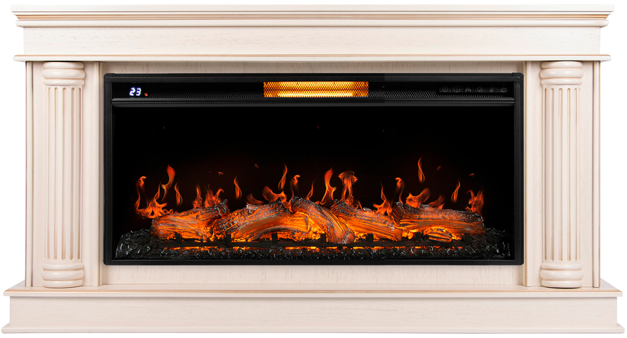 Электрокамин с широким очагом 2D Royal Thermo, Бежевый, Royal Thermo Aurora RTFP/P-AR40LS с порталом Firelight Olympia 40, слоновая кость с золотой патиной
Электрокамин с широким очагом 2D Royal Thermo, Бежевый, Royal Thermo Aurora RTFP/P-AR40LS с порталом Firelight Olympia 40, слоновая кость с золотой патиной