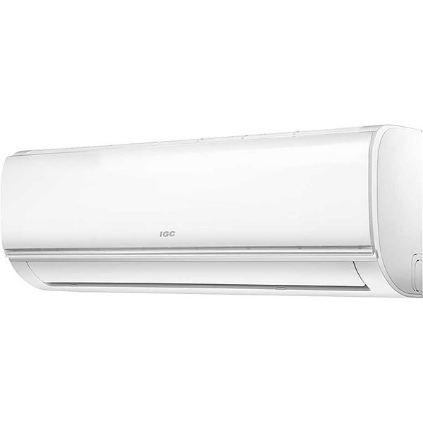 Настенный кондиционер IGC RAC 18 NHM Настенный кондиционер IGC RAC 18 NHM55 м? - 5.5 кВт<br>Сплит-система с настенным монтажом IGC RAC 18 NHM работает в режиме обогрева и охлаждения, и способствует не только поддержанию максимально благоприятных для жизни климатических условий, но и помогает с помощью дезодорирующего фильтра устранить все неприятные запахи. Данная модель позволяет регулировать направление воздушного потока и оснащена системой против образования льда.<br>Основные достоинства рассматриваемой модели настенной сплит-системы:<br><br>Компрессор GMCC<br>Режим осушения<br>Горячий запуск<br>Ночной режим<br>Функция самоочистки<br>Быстрое охлаждение<br>Интеллектуальное размораживание<br>Система самодиагностики и защиты<br>Функция Follow me обеспечивает заданную температуру рядом с пультом ДУ<br>Авторестарт<br>Отвод дренажа с 2-х сторон<br>Био HEPA-фильтр задерживает аллергены: пыльцу, споры плесени, шерсть и другие примеси в воздухе<br>Антиформальдегидный фильтр<br>Датчик утечки хладагента<br>Ионизатор<br>Высокоэффективные фильтры грубой очистки<br>24-х часовой таймер<br>Проекционный LED-дисплей<br>Класс энергоэффективности: А<br><br>Высокотехнологичные настенные системы кондиционирования IGC Mild от надежного бренда, которому можно доверять, идеально подойдут для малогабаритных, средних и больших жилых или офисных помещений. Представленные в серии модели это новое решение в мире климатического оборудования, которое имеет Wi-Fi управление, оснащено надежным японским компрессором и фильтрами глубокой очистки.<br> <br><br>Горизонтальная регулировка потока: Нет<br>Страна бренда: Великобритания<br>Уровень шума, дБа: 56<br>Габариты ВхШхГ, см: 76x59x28,5<br>Производитель: Китай<br>Вес, кг: 36<br>Компрессор: Не инвертор<br>Площадь, м?: 50<br>Режим работы: холод/тепло<br>Уровень шума, дБа: 43<br>Охлаждение, кВт: 5,20<br>Габариты ВхШхГ, см: 90,5x27,5x19,8<br>Вес, кг: 11<br>Обогрев, кВт: 5,56<br>Потребление при охлаждении, кВт: 1,643<br>Потребление при обогреве, кВт: 1,542<br>Охлаждающая способность, тыс. BTU: 18<br>Диапазон t на охлаждение, С: +16...+43<br>Диапазон t на обогрев, С: 7...+24<br>Расход воздуха, м3/ч: 820<br>Хладагент: R410A<br>Max длина трассы, м: 25<br>диаметр газовой трубы, дюйм: 1/2<br>диаметр жидкостной трубы, дюйм: 1/4<br>Фильтр тонкой очистки: Нет<br>Плазменный фильтр: Нет<br>Предварительный фильтр: Нет<br>Ионизатор воздуха: Да<br>Самоочистка внут блока: Да<br>Катехиновый фильтр: Нет<br>Антибактериальный фильтр: Да<br>Подмес свежего воздуха: Нет<br>Авторестарт: Да<br>Самодиагностика: Да<br>Непрерывное движение заслонок: Нет<br>WiFi: Нет<br>Теплый пуск: Да<br>Пульт Д/У: Да<br>Дисплей: Да<br>Ночной режим: Да<br>Авто режим: Да<br>Сенсор движения: Да<br>Антиаллергенный фильтр: Нет<br>Напряжение, В: 220 В<br>Сила тока, А: 7,1<br>Гарантия: 3 года<br>Ширина мм: 275<br>Высота мм: 905<br>Глубина мм: 198