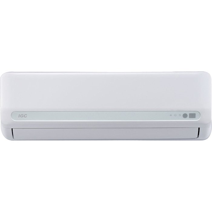 Настенный кондиционер IGC RAC 24WHQ Настенный кондиционер IGC RAC 24WHQ70 м? - 7 кВт<br>IGC RAC 24WHQ – это новая модель настенного кондиционера, которая поможет создать в помещении микроклимат, идеальный для человека, животных и растений. Изделие отличается высоким качеством материалов изготовления. Пользователю доступны режимы: обогрева и охлаждения воздуха, осушения и вентиляции. Встроенный антиформальдегидный фильтр поможет очистить воздух от вредных и ядовитых примесей.<br>Особенности рассматриваемой модели настенного кондиционера серии Neo:<br><br>Новинка сезона!<br>Энергоэффективность класса А.<br>Быстрое охлаждение воздуха в помещении.<br>Антиформальдегидный фильтр.<br>Функция Follow me.<br>Функция самоочистки.<br>Датчик утечки хладагента.<br>Запоминание положения жалюзи.<br>Отвод дренажа с 2х сторон.<br>Авторестарт.<br>Режим сна.<br>Функция автоматического перезапуска оборудования.<br>LED дисплей.<br>Эффективный вентилятор.<br>Озонобезопасный фреон.<br>Усовершенствованное воздухораспределение.<br>В комплекте поставляется многофункциональный пульт ДУ.<br>Компактность кондиционера.<br>Современный дизайн климатического оборудования.<br>Легкость в эксплуатации.<br>Гарантия на компрессор – 5 лет.<br><br>Новая серия кондиционеров «Neo» от торговой марки IGC – это ультракомфортные в использовании, эффективные и многофункциональные устройства. Семейство представлено пятью моделями различной мощности, так что каждый сможет подобрать прибор под объем своего помещения. Одной из многочисленных особенностей кондиционеров серии «Neo» является наличие в системе управления функции Follow me, которая позволяет создать наиболее комфортную зону в месте, где расположился пользователь.<br><br>Горизонтальная регулировка потока: Нет<br>Уровень шума, дБа: 60<br>Страна бренда: Великобритания<br>Габариты ВхШхГ, см: 59,5x82x33<br>Производитель: Китай<br>Вес, кг: 44<br>Компрессор: Не инвертор<br>Площадь, м?: 70<br>Уровень шума, дБа: 38<br>Режим работы: холод/тепло<br>Охлаждение, кВт: 7,03<br>Габариты ВхШхГ, см: 31,5x103x21,8<br>Обогрев, кВт: 7,62<br>Вес, кг: 12<br>Потребление при охлаждении, кВт: 2,503<br>Потребление при обогреве, кВт: 2,372<br>Охлаждающая способность, тыс. BTU: 24<br>Диапазон t на охлаждение, С: +18...+43<br>Диапазон t на обогрев, С: 7...+24<br>Расход воздуха, м3/ч: 1100<br>Хладагент: R410A<br>Max длина трассы, м: 20<br>диаметр газовой трубы, дюйм: 5/8<br>диаметр жидкостной трубы, дюйм: 3/8<br>Фильтр тонкой очистки: Да<br>Плазменный фильтр: Нет<br>Предварительный фильтр: Нет<br>Ионизатор воздуха: Нет<br>Самоочистка внут блока: Да<br>Катехиновый фильтр: Нет<br>Антибактериальный фильтр: Нет<br>Подмес свежего воздуха: Нет<br>Авторестарт: Да<br>Самодиагностика: Нет<br>WiFi: Нет<br>Непрерывное движение заслонок: Нет<br>Теплый пуск: Нет<br>Пульт Д/У: Да<br>Дисплей: Да<br>Ночной режим: Да<br>Авто режим: Нет<br>Сенсор движения: Да<br>Антиаллергенный фильтр: Нет<br>Напряжение, В: 220 В<br>Сила тока, А: 11,2 / 10,6<br>Гарантия: 3 года<br>Ширина мм: 1030<br>Высота мм: 315<br>Глубина мм: 218