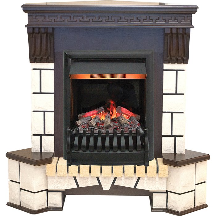 Камин Real-Flame Stone New Corner с очагом 3D Oregan Камин Real-Flame Stone New Corner с очагом 3D OreganКаминокомплекты<br>Real Flame (Реал Флейм) Stone New Corner с очагом 3D Oregan – это современный бытовой угловой электрокамин, оборудованный очагом последнего поколения с высокотехнологичной комплектацией. Рассматриваемый агрегат создает абсолютно реалистичную имитацию пламени, при этом по желанию пользователя производя или не производя обогрев обслуживаемой территории.<br>Особенности и преимущества готовых решений электрических каминов Real-Flame:<br><br>Привлекательный внешний вид.<br>Отсутствует потребность в дымоходе.<br>Нет дополнительных материальных затрат в процессе монтажа.<br>Прочное стекло, которое не нагревается.<br>Высокий уровень пожаробезопасности.<br>Высококачественные исходные материалы.<br>Портал не облазит и не портится от воздействия солнечных лучей.<br>Реалистичный огонь.<br>Рядом стоящие предметы интерьера не нагреваются.<br>Безопасность эксплуатации.<br>Комфорт использования.<br><br>Особенности и преимущества очага Real Flame 3D Oregan:<br><br>Новинка 2016!<br>На 100% достоверный и реалистичный эффект пламени.<br>Очаг снабжен пультом дистанционного управления, обладает защитой от перегрева.<br>Предусмотрена регулировка высоты пламени.<br>2 режима обогрева (0,75 или 1,5 Квт)<br>Очаг с функцией увлажнения воздуха.<br><br>Электрический камин Real Flame – это отличная альтернатива дровяным печам. Такие приборы смогут создать иллюзию настоящего огня, который вы вряд ли отличите от настоящего. Однако электрические камины имеют множество преимуществ перед дровяными «собратьями». Во-первых, это отсутствие продуктов сгорания, что означает – такие камины не нуждаются в дымоходных трубах. Во-вторых, вам не нужно заботиться о наличии топлива (дров или угля), а также производить обязательную регулярную чистку зольников и топочных камер. В-третьих, электрический камин очень легкий, не требует встраивания в нишу, может легко переместиться на другое место, что бывает актуально, когда производится ремонт помещения. В нашем интернет-магазине вы найдет множество каминов Реал Флейм, разнообразно оформленных, отличающихся функционалом и размерами.<br> <br> <br> <br> <br> <br> <br> <br> <br> <br> <br> <br> <br> <br> <br> <br> <br> <br> <br> <br> <br> <br> <br> <br> <br> <br> <br> <br> <br> <br> <br> <br> <br> <br> <br> <br> <br> <br> <br> <br> <br> <br> <br> <br> <br> <br> <br> <br> <br> <br> <br> <br> <br> <br> <br> <br> <br> <br> <br> <br> <br> <br> <br> <br> <br> <br> <br><br>Страна: Канада<br>Материалы портала: МДФ/нат. шпон<br>Мощность, кВт: 1,5<br>Обогреватель: Есть<br>Фильтр очистки воздуха: Нет<br>Пламя Optiflame: Нет<br>Эффект топлива: Дрова<br>Цвет: Античный дуб<br>Потрескивание: Нет<br>Пульт: Есть<br>Дисплей: Нет<br>Тип камина: Электрический<br>ГабаритыВШГ,мм: 1060x1350x750<br>Вес, кг: 60<br>Гарантия: 1 год