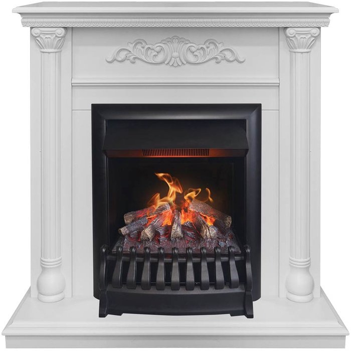 Камин Real-Flame Torino WT с очагом 3D Oregan Камин Real-Flame Torino WT с очагом 3D OreganКаминокомплекты<br>Real Flame (Реал Флейм) Torino WT с очагом 3D Oregan это элегантная и современная модель электрокамина компактных размеров, исполненного из материалов высокой прочности и оснащенного передовой функциональной комплектацией, которая обеспечивает надежность камина и его высокую энергоэффективность. Эстетичный внешний вид модели станет отличным дополнением для любого интерьера.<br>Особенности и преимущества готовых решений электрических каминов Real-Flame:<br><br>Привлекательный внешний вид.<br>Отсутствует потребность в дымоходе.<br>Нет дополнительных материальных затрат в процессе монтажа.<br>Прочное стекло, которое не нагревается.<br>Высокий уровень пожаробезопасности.<br>Высококачественные исходные материалы.<br>Портал не облазит и не портится от воздействия солнечных лучей.<br>Реалистичный огонь.<br>Рядом стоящие предметы интерьера не нагреваются.<br>Безопасность эксплуатации.<br>Комфорт использования.<br><br>Особенности и преимущества очага Real Flame 3D Oregan:<br><br>Новинка 2016!<br>На 100% достоверный и реалистичный эффект пламени.<br>Очаг снабжен пультом дистанционного управления, обладает защитой от перегрева.<br>Предусмотрена регулировка высоты пламени.<br>2 режима обогрева (0,75 или 1,5 Квт)<br>Очаг с функцией увлажнения воздуха.<br><br>Электрический камин Real Flame это отличная альтернатива дровяным печам. Такие приборы смогут создать иллюзию настоящего огня, который вы вряд ли отличите от настоящего. Однако электрические камины имеют множество преимуществ перед дровяными собратьями . Во-первых, это отсутствие продуктов сгорания, что означает такие камины не нуждаются в дымоходных трубах. Во-вторых, вам не нужно заботиться о наличии топлива (дров или угля), а также производить обязательную регулярную чистку зольников и топочных камер. В-третьих, электрический камин очень легкий, не требует встраивания в нишу, может легко переместиться на другое место, что бывает актуально, когда производится ремонт помещения. <br> <br> <br> <br> <br> <br> <br> <br> <br> <br> <br> <br> <br> <br> <br> <br> <br> <br> <br> <br> <br> <br> <br> <br> <br> <br> <br> <br> <br> <br> <br> <br> <br> <br> <br> <br> <br> <br> <br> <br> <br> <br> <br> <br> <br> <br> <br> <br> <br> <br> <br> <br> <br> <br> <br> <br> <br> <br> <br> <br><br>Страна: Канада<br>Материалы портала: МДФ/нат. шпон<br>Мощность, кВт: 1,5<br>Обогреватель: Есть<br>Фильтр очистки воздуха: Нет<br>Пламя Optiflame: Нет<br>Эффект топлива: Дрова<br>Цвет: Белый<br>Потрескивание: Нет<br>Пульт: Есть<br>Дисплей: Нет<br>Тип камина: Электрический<br>ГабаритыВШГ,мм: 990x960x420<br>Вес, кг: 55<br>Гарантия: 1 год