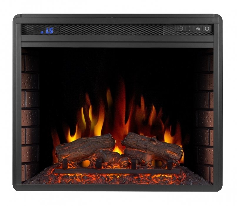 Очаг электрокамина Royal Flame Vision 23 LED FX N Очаг электрокамина Royal Flame Vision 23 LED FX NОчаги широкие<br>Предназначенный для размещения внутри каминного портала или специальной ниши, электрический очаг от надежной производственной компании Royal Flame (Роял Флейм) Vision 23 LED FX N подарит вам незабываемые визуальные ощущения и организует в вашем доме высокий уровень комфорта и уюта. Помимо реалистичного танцующего пламени, пользователи могут увидеть эффект потрескивания дров. <br>Особенности представленной модели электроочага от Royal Flame :<br><br>Большой размер;<br>Присутствует звуковой эффект (потрескивание дров);<br>3D эффект пламени, реалистичная раскладка дров;<br>Индикатор состояния;<br>Подсветка, а также эффект кирпичной кладки;<br>Управление нагревом с помощью пульта;<br>Пятиступенчатая регулировка яркости.<br><br>Электроочаги Royal Flame отлично будут смотреться в больших просторных помещениях, в то время как установка менее компактных моделей электрокаминов может оказаться не столь эффектной. Современные модели электрических каминов не просто украсит холл загородного дома или отеля, привлекая внимания гостей, но и будут служить дополнительным источником тепла. Многие модели имеют функцию отключения обогрева, так что наслаждаться видом тлеющих дров можно даже теплым летним вечером. <br> <br><br>Страна: Китай<br>Мощность, кВт: 2,0<br>Пламя Optiflame: None<br>Эффект топлива: Дрова<br>Фильтр очистки воздуха: Нет<br>Обогреватель: Да<br>Цвет рамки: Черный<br>Потрескивание: Есть<br>Пульт: Есть<br>Дисплей: Нет<br>Тип камина: Электрический<br>ГабаритыВШГ,мм: 605х507х210<br>Гарантия: 1 год<br>Вес, кг: 14
