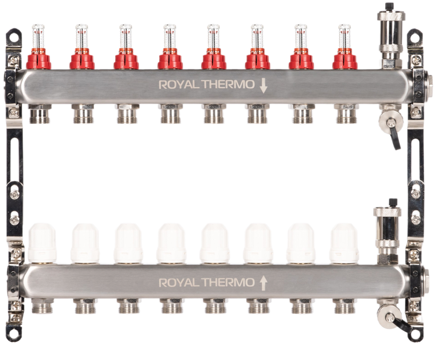 Для отопления Royal Thermo, Royal Thermo 1" ВР-3/4" НР, 10 выходов с расходомерами, нерж. (RTO 52.210)
Для отопления Royal Thermo, Royal Thermo 1" ВР-3/4" НР, 10 выходов с расходомерами, нерж. (RTO 52.210)