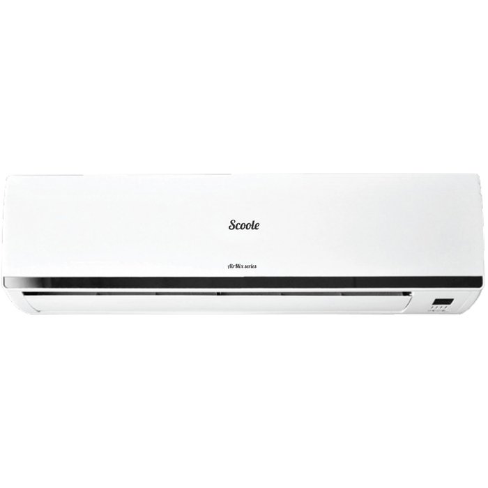 Настенный кондиционер Scoole SC AC SP5 07 Настенный кондиционер Scoole SC AC SP5 0720 м? - 2 кВт<br>Настенный кондиционер с низким уровнем шума Scoole (Скул) SC AC SP5 07 это новинка в мире климатической техники, которая предлагает оптимальный контроль за климатическими условиями внутри закрытых помещений жилищных сооружений. Для интенсивного прогона воздуха доступен специальный турбо-режим, который обеспечит максимально эффективную работу сплит-системы.<br>Особенности и преимущества настенных сплит-систем Scoole серии Air Mix 2016 On/Off<br><br>Объемный воздушный поток: обеспечивает наилучшую циркуляцию воздуха в помещении.<br>Охлаждение, обогрев, вентиляция, осушение.<br>Автоматический режим работы.<br>Индикатор текущей температуры на внутреннем блоке.<br>Низкий уровень шума.<br>Режим комфортного сна: система автоматически регулирует температуру воздуха в помещении в соответствии со специальным алгоритмом.<br>Таймер на включение и выключение 24 часа позволяет автоматически включить или выключить кондиционер в заданное время.<br>Экономичный режим работы.<br>Интенсивный турбо режим.<br>Эргономичный пульт дистанционного управления.<br>Авторестарт: автоматически возобновляет работу кондиционера в установленном режиме после возобновления подачи электроэнергии.<br>Удобство в гарантийном и пост-гарантийном обслуживании.<br>Официальная гарантия, подтверждающая отличное качество!<br><br>Независимо от погодных условий снаружи кондиционеры из серии Air Mix 2016 On/Off могут позаботиться о климатическом состоянии бытовых помещений в вашем доме с помощью расширенного функционала: обогрева, охлаждения, вентиляции и осушения. Оборудование из данной серии имеет ночной режим работы, снижающей шум и позволяющий крепко спать без отвлекающих факторов.<br><br>Горизонтальная регулировка потока: Нет<br>Страна бренда: Китай<br>Уровень шума, дБа: 48<br>Габариты ВхШхГ, см: 50x60x23.2<br>Производитель: Китай<br>Площадь, м?: 20<br>Вес, кг: 20<br>Компрессор: Не инвертор<br>Режим работы: холод/тепло<br>Уровень шума, дБа: 31<br>Охлаждение, кВт: 2,004<br>Габариты ВхШхГ, см: 24x71.8x18<br>Обогрев, кВт: 2,185<br>Потребление при охлаждении, кВт: 0,657<br>Вес, кг: 7<br>Потребление при обогреве, кВт: 0,681<br>Охлаждающая способность, тыс. BTU: 7<br>Диапазон t на охлаждение, С: +18...+43<br>Диапазон t на обогрев, С: 7...+24<br>Расход воздуха, м3/ч: 430<br>Хладагент: R410A<br>Max длина трассы, м: 15<br>диаметр газовой трубы, дюйм: 3/8<br>диаметр жидкостной трубы, дюйм: 1/4<br>Фильтр тонкой очистки: Нет<br>Плазменный фильтр: Нет<br>Предварительный фильтр: Нет<br>Ионизатор воздуха: Нет<br>Самоочистка внут блока: Нет<br>Катехиновый фильтр: Нет<br>Антибактериальный фильтр: Нет<br>Подмес свежего воздуха: Нет<br>Авторестарт: Да<br>Самодиагностика: Нет<br>Непрерывное движение заслонок: Да<br>Теплый пуск: Нет<br>WiFi: Нет<br>Пульт Д/У: Да<br>Дисплей: Да<br>Ночной режим: Нет<br>Авто режим: Да<br>Сенсор движения: Нет<br>Антиаллергенный фильтр: Нет<br>Напряжение, В: 220 В<br>Сила тока, А: None<br>Гарантия: 1 год<br>Ширина мм: 718<br>Высота мм: 240<br>Глубина мм: 180