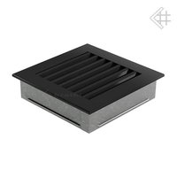 Вентиляционная решетка для камина Kratki 17x17 FRESH черная 17C/FRESH