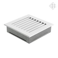 Вентиляционная решетка для камина Kratki 17x17 FRESH белая 17B/FRESH