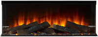 Стеклянный электрокамин British Fires New Forest 870 with Signature logs