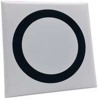 Вытяжка для ванной диаметр 100 мм FoZa FZ-100 black/white