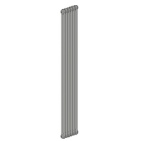 Стальной трубчатый радиатор 2-колончатый IRSAP TESI 21800/06 T30 cod.03 (серый Манхэттен) (RR218000603A430N01)