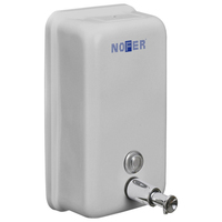 Дозатор Nofer INOX белый прямоугольный 1200 мл (03001.W)