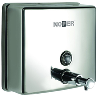 Дозатор Nofer INOX глянцевый квадратный 1200 мл (03004.B)