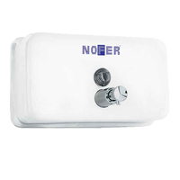 Дозатор Nofer INOX горизонтальный 1200 мл белый (03002.W)
