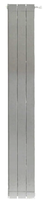 Алюминиевый радиатор STOUT Oscar 2000 3 секции (цвет 2676 cod.08 серый)