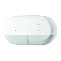 Диспенсер для туалетной бумаги Tork SmartOne двойной в мини-рулонах Т9 белый (арт.682000)