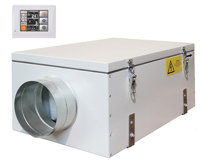 Приточная вентиляционная установка ФЬОРДИ ВПУ 800 ЕС/12-380/3-GTC