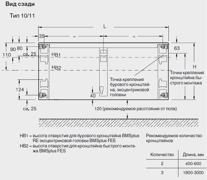 Стальной панельный радиатор Тип 10 Buderus Радиатор K-Profil 10/600/700 (24) (C) фото #4
