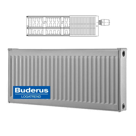 Стальной панельный радиатор Тип 33 Buderus Радиатор K-Profil 33/500/900 (12) (C) фото #2