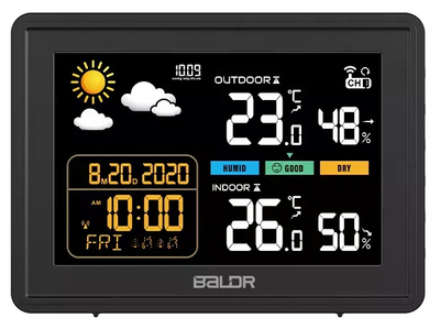 Цифровая метеостанция с радиодатчиком BALDR B0359WST2H2PR
