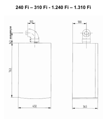Настенный газовый котел Baxi LUNA 3 Comfort 1.310 Fi фото #3