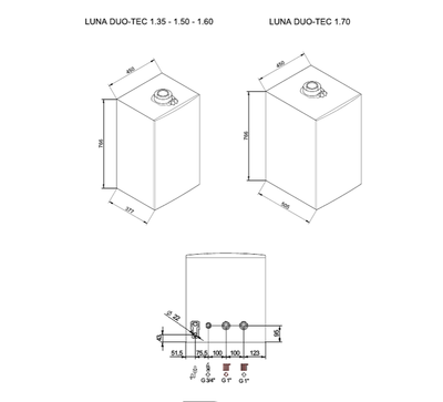 Настенный газовый котел Baxi LUNA DUO-TEC MP 1.50 фото #3