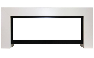 Линейный электрокамин Electrolux EFP/P-1600ULS с порталом Firelight Suprema Long белый, черный фото #2