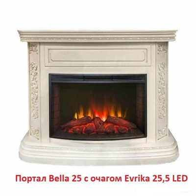 Широкий очаг 2D Real-Flame Evrika 25,5 LED фото #3