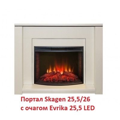 Широкий очаг 2D Real-Flame Evrika 25,5 LED фото #9