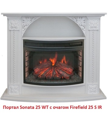 Широкий очаг 2D Real-Flame Firefield 25 S IR фото #7