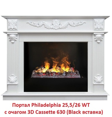 Широкий портал Real-Flame Philadelphia 25,5/26 WT фото #8