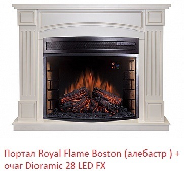 Широкий очаг 2D Royal Flame Dioramic 28 LED FX фото #4