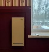 Бытовая приточно-вытяжная вентиляционная установка Vakio WINDOW SMART Бежевое сияние фото #2