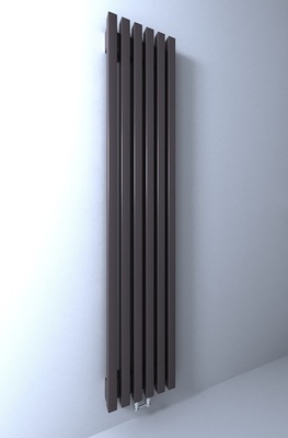 Стальной трубчатый радиатор 1-колончатый Velar Q40 1750 V6 Л50 9016 мат фото #6