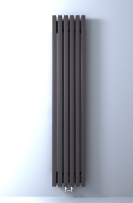 Стальной трубчатый радиатор 1-колончатый Velar Q40 1750 V8 Л50 9016 мат фото #5