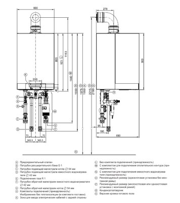 Настенный газовый котел > 100 кВт Viessmann Vitodens 200-W (B2HAK16/B2HA485) фото #5