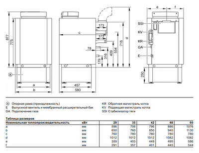 Напольный газовый котел Viessmann Vitogas 100-F 48 кВт (GS1D873) фото #3
