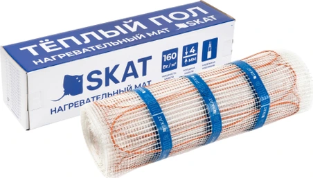 Нагревательный мат 9 м<sup>2</sup> SKAT HT MAT-9,0-1440