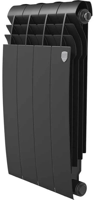 Биметаллический радиатор Royal Thermo BILINER B 500 Чёрный - 4 секц.