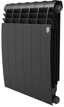 Биметаллический радиатор Royal Thermo BILINER B 500 Чёрный - 6 секц.
