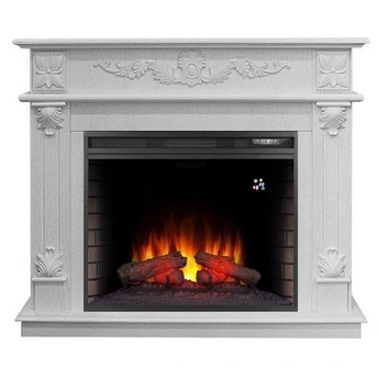 Электрокамин с широким очагом 2D Real-Flame Philadelphia 25,5/26 WT-F614 с очагом Epsilon 26 S IR с эффектом