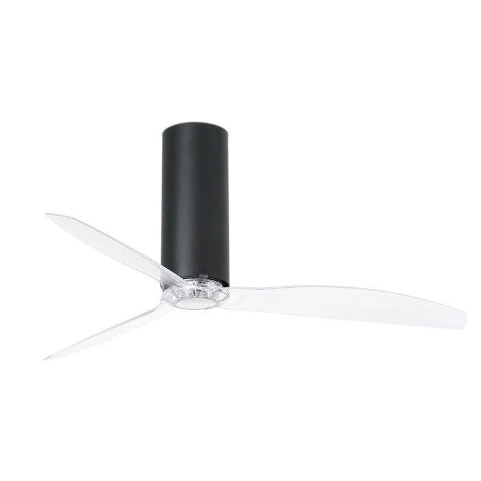 Вентилятор без подсветки Faro Barcelona Tube Fan Matt Black (32036)