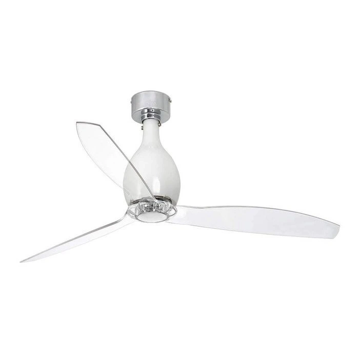 Вентилятор без подсветки Faro Barcelona Mini Eterfan Shiny White (32020)