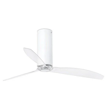 Потолочный вентилятор Faro Barcelona Tube Fan Shiny White (32033)