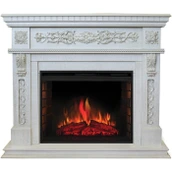 Красивый камин Real-Flame Estella 25,5/26 WT-519G с очагом Epsilon 26 S IR электрический