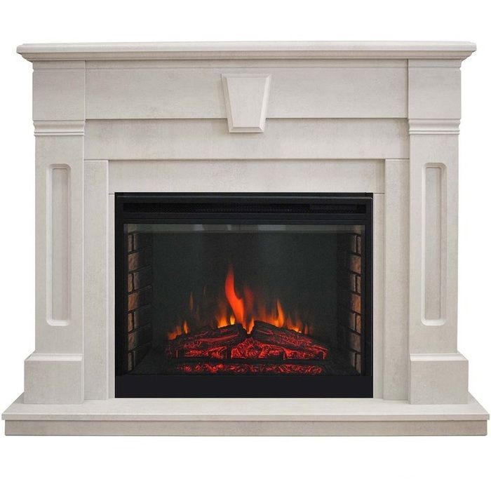 Современный электрический камин Real-Flame Kellie 25,5/26 WT-F715 с очагом Epsilon 26 S IR