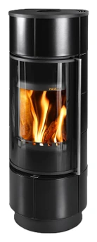 Дровяная печь THORMA ATIKA Ceramic EXTRA, черная
