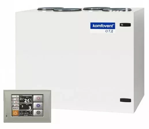 Приточно-вытяжная вентиляционная установка Komfovent ОТД-R-1000-UV-E M5/M5 (SL/A)